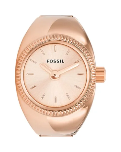 Fossil Watch Ring ES5247 damski zegarek z pierścieniem ze stali szlachetnej