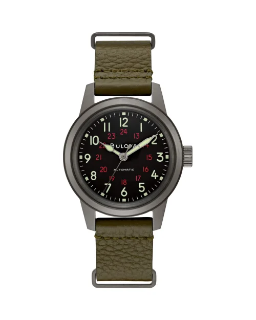 Bulova Hack Horloge 98A255 zelfopwindend herenhorloge
