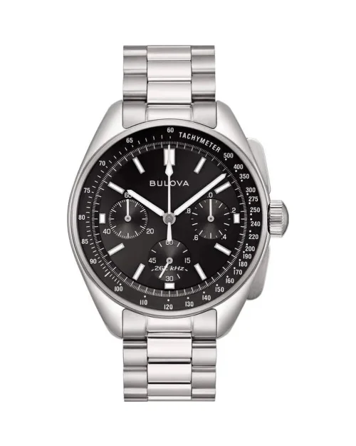 Zegarek Bulova Lunar Pilot 96B258 z chronometrem ze stali nierdzewnej