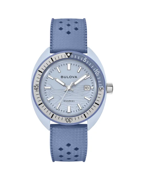 Bulova Schnorchel 98B461 Keramik und Kautschuk Uhr