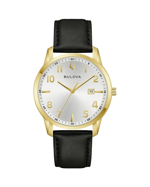 Orologio Bulova Sutton Slim 97B238 in acciaio inossidabile e pelle