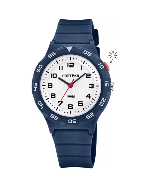 Calypso horloge K5797/3 kunststof jongen blauw