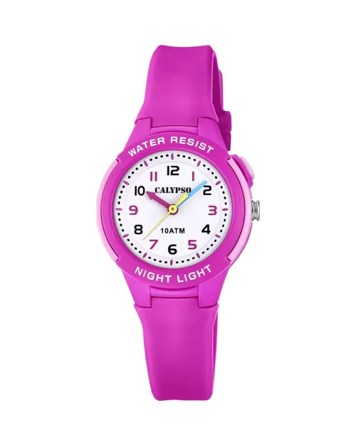 Montre Calypso K6069/1 montre pour fille en plastique rose