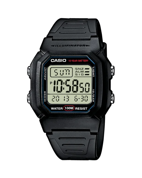 Orologio in resina da uomo Casio Collection W-800H-1AVES
