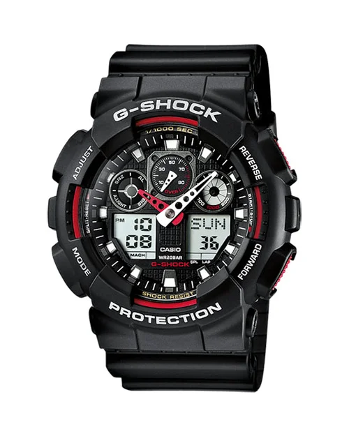 Casio G-Shock Original GA-100-1A4ER Herrenuhr schwarz