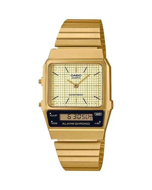 Orologio Casio Vintage AQ-800EG-9AEF IP placcato oro