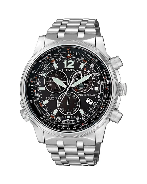 Citizen Radio Controlled Watch CB5850-80E Pilot Chrono E660 Super Titanium Eco-Drive