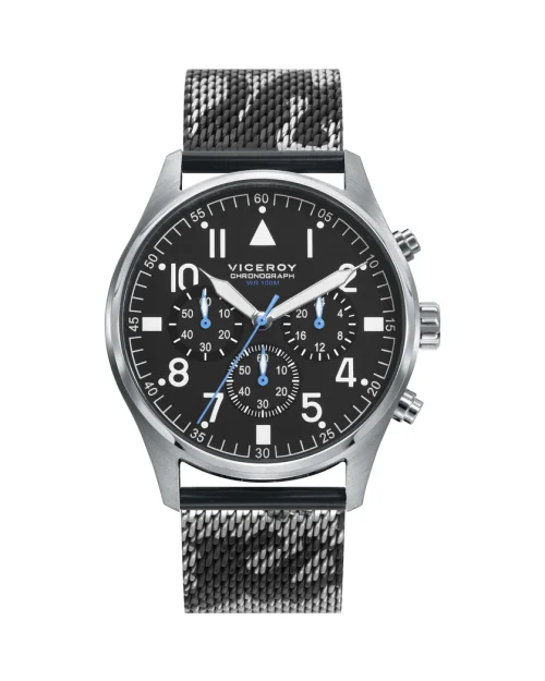 Viceroy Herren-Chrono-Uhr Viceroy 46805-94 Edelstahl Bicolour