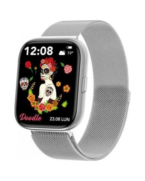 Doodle Smartwatch DOBS001 montre unisexe en acier inoxydable