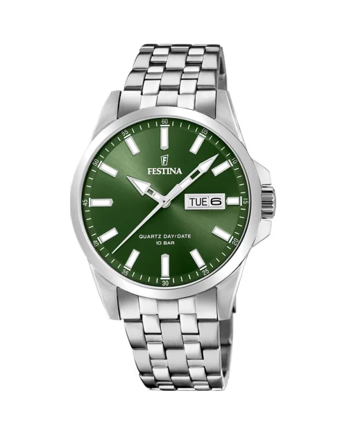 Festina Classic Steel F20357/5 herenhorloge groen