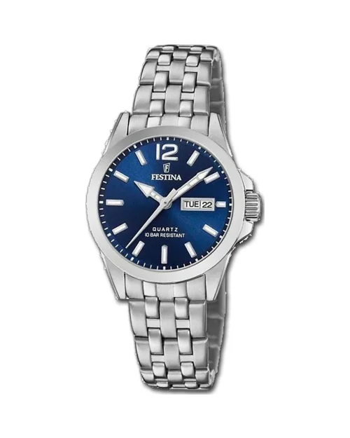 Festina Classic Steel Watch F20455/3 damklocka