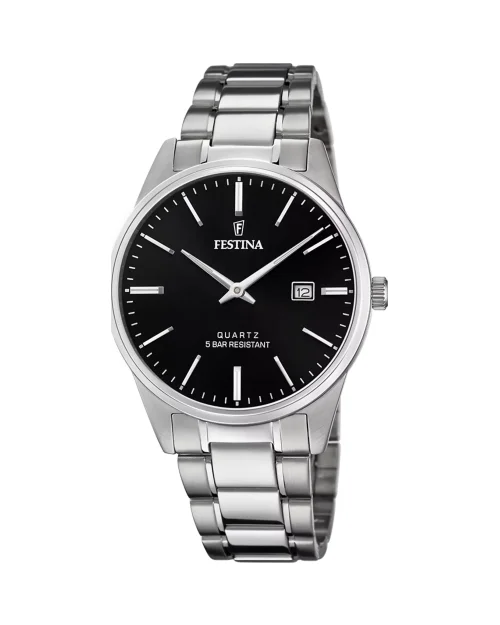 Festina Classic Steel Watch F20511/4 man svart
