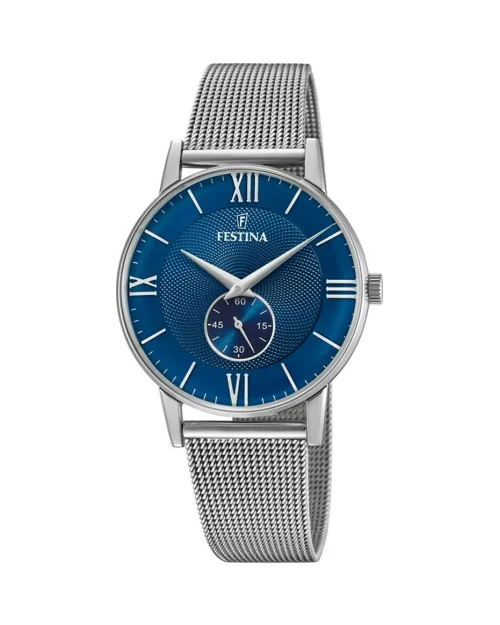 Festina Classic Steel Watch F20568/3 herrklocka i rostfritt stål
