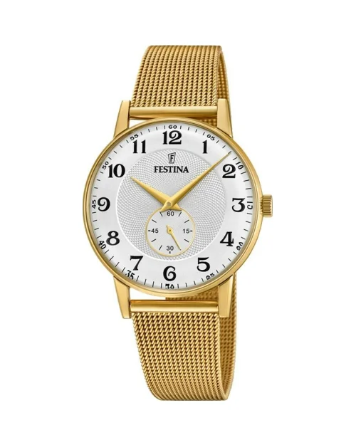 Festina Classic Steel Watch F20569/1 herrklocka i rostfritt stål