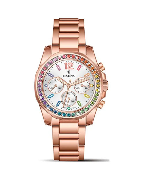 Festina Boyfriend F20639/2 damklocka i rostfritt stål