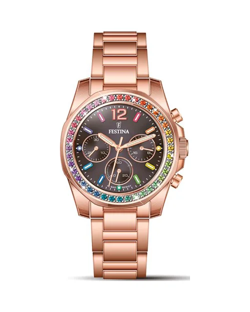 Festina Boyfriend F20639/3 damklocka i rostfritt stål