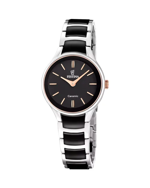 Festina Ceramic F20752/7 Watch, Ceramic and Steel