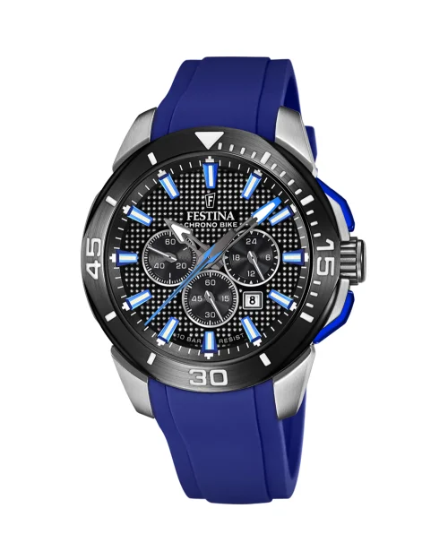 Festina Chrono cykelklocka F20642/1 silikon blå