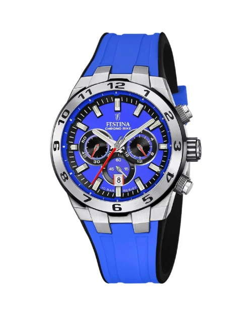 Festina Chrono cykelklocka F20671/3 elektrisk blå