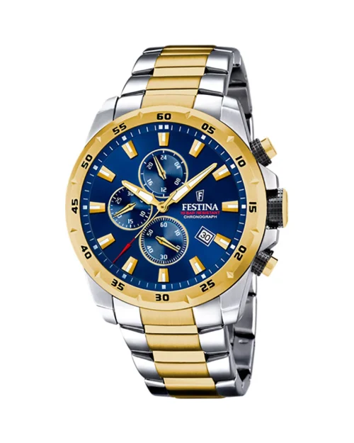 Watch Festina Chrono Sport F20562/2 steel bicolor
