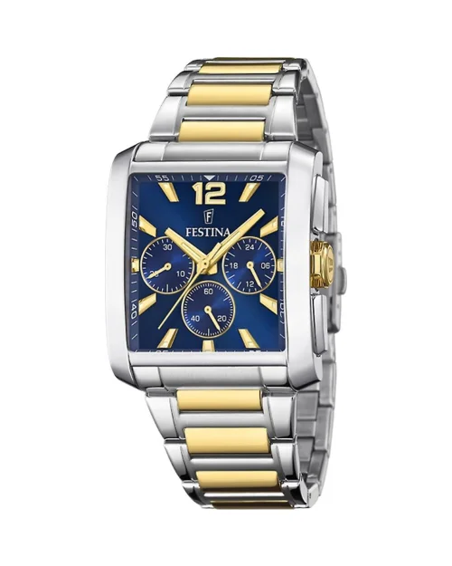 Festina On the square klocka F20637/1 tvåfärgad