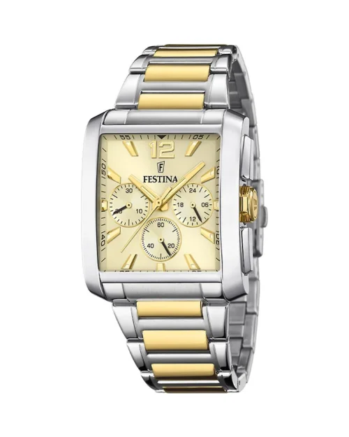 Festina On the square klocka F20637/2 tvåfärgad