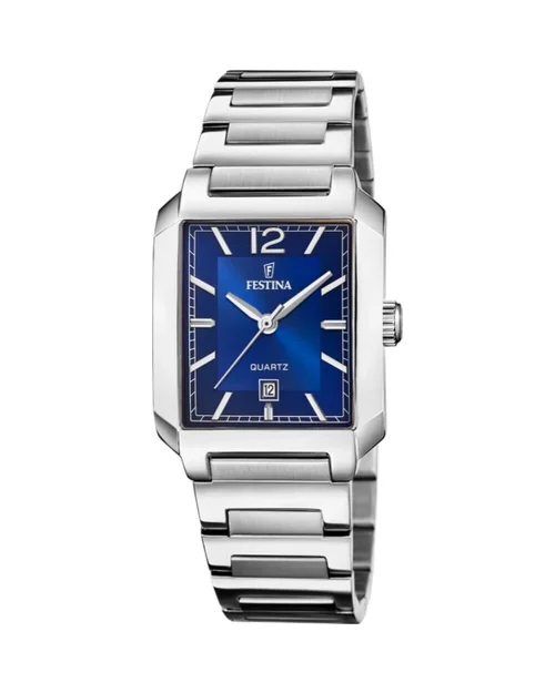 Festina On the square F20679/3 roestvrij stalen dameshorloge
