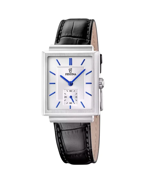Montre Festina On the square F20775/2 en acier pour homme