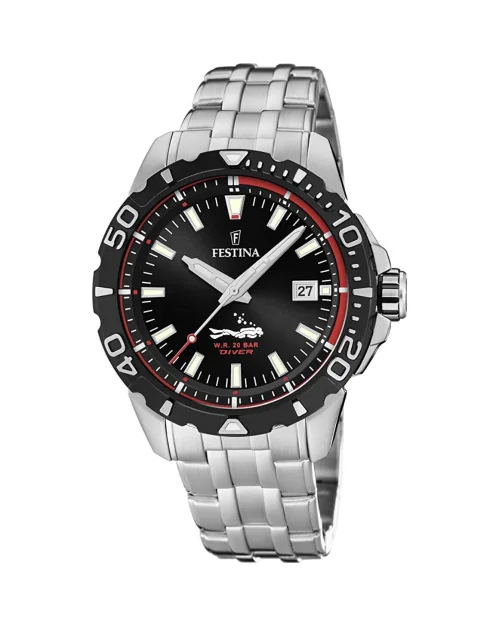 Festina The Originals Diver-klocka F20461/2 i rostfritt stål