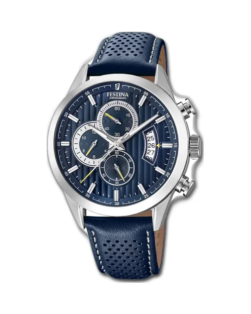 Festina Timeless Chronograph F20271/5 Läderklocka