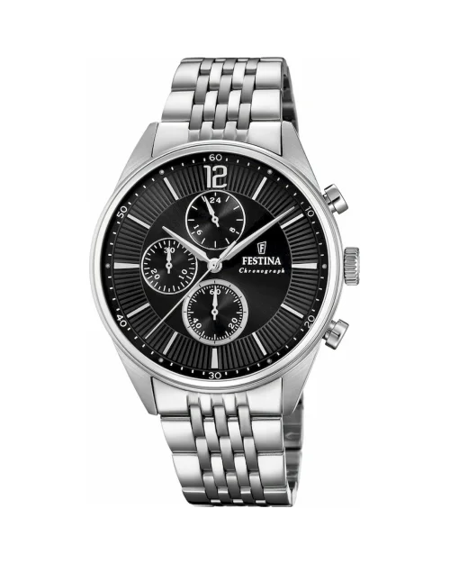 Festina Timeless Chronograph F20285/4 klocka i stål
