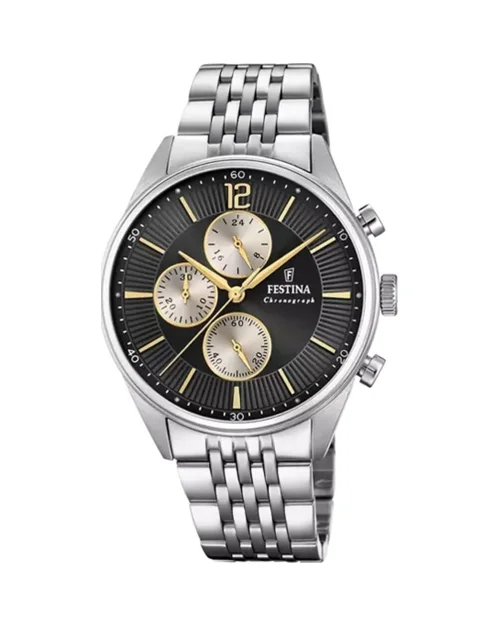 Zegarek Festina Timeless Chronograph F20285/A stal szlachetna