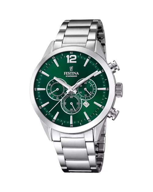 Reloj Festina Timeless Chronograph F20343/B acero