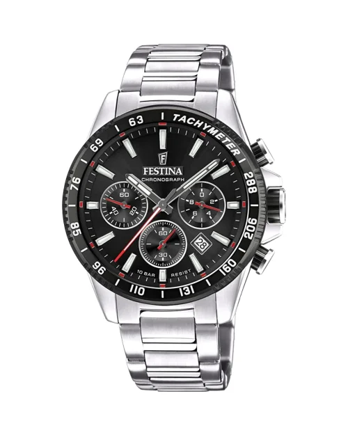 Festina Timeless Chronograph F20560/6 klocka i stål