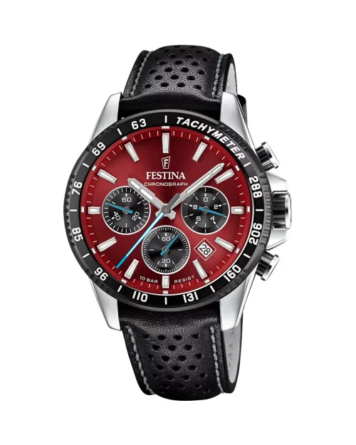 Festina Timeless Chronograph F20561/7 Leather Watch