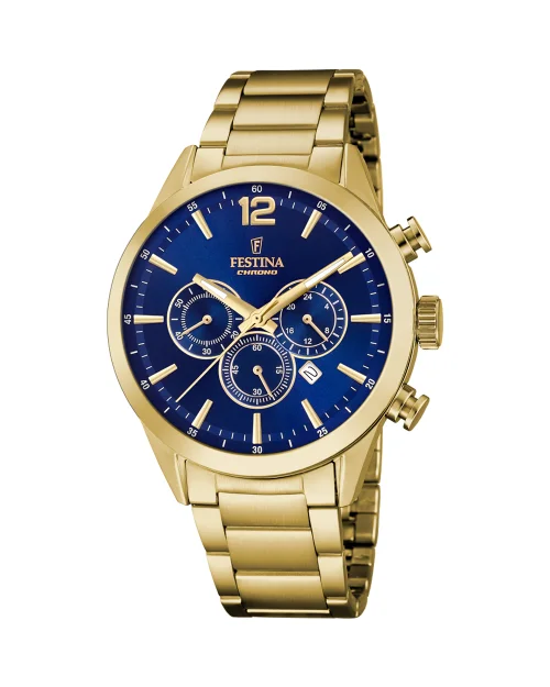 Festina Timeless Chronograph F20633/2 klocka i stål