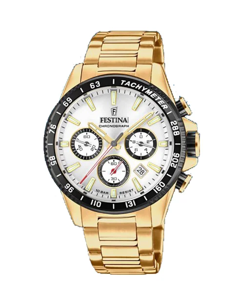 Stalowy zegarek Festina Timeless Chronograph F20634/1