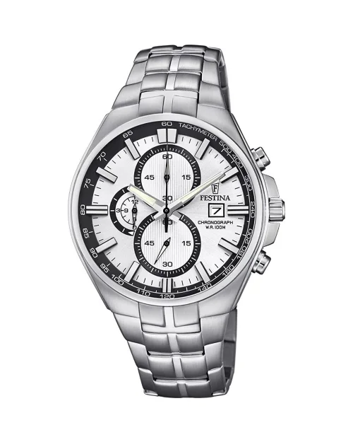Festina Timeless Chronograph F6862/1 klocka i stål