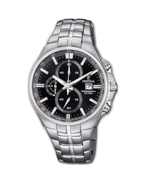 Festina Timeless Chronograph F6862/4 klocka i stål