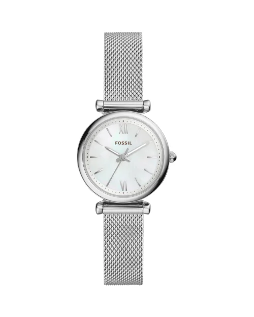Fossil ES4432 Carlie mini dameshorloge roestvrij staal