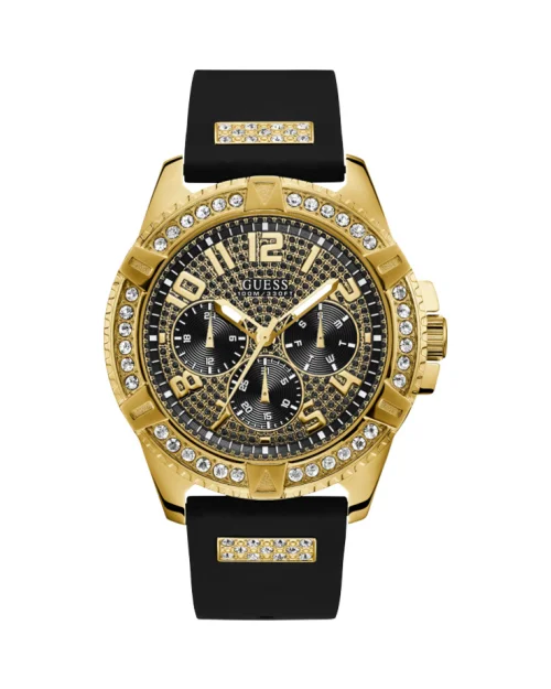 Guess Frontier W1132G1 Herrenuhr Schwarz und Gold