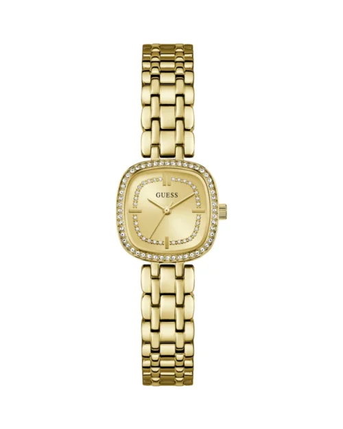 Guess Hazel GW1018L2 goud roestvrijstalen dameshorloge