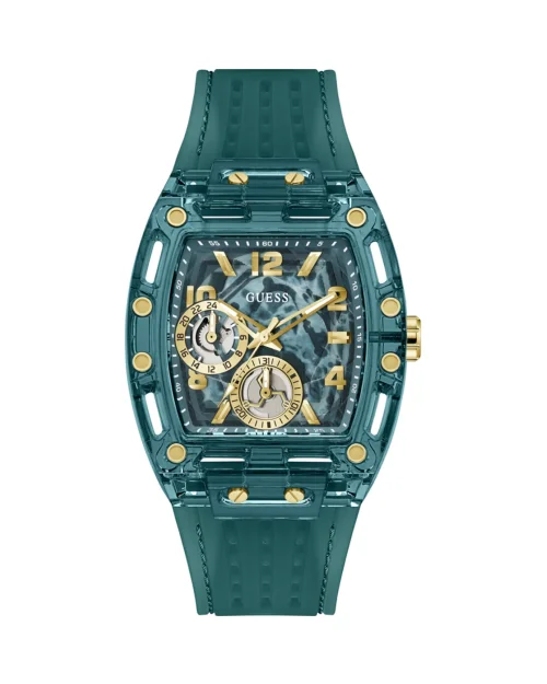 Zegarek Guess Phoenix GW1147G2 z zielonego poliwęglanu