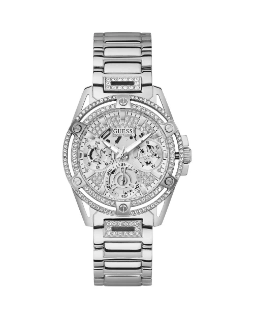 Guess Queen GW0464L1 zegarek damski srebrny stal szlachetna