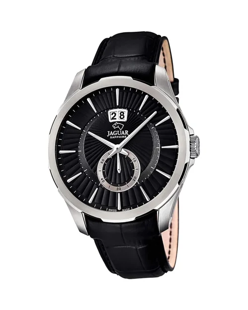 Reloj Jaguar Acamar J682/3 hombre acero y piel