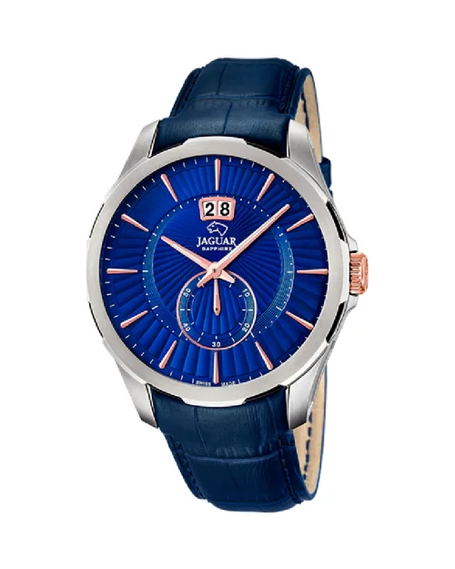 Reloj Jaguar Acamar J682/4 hombre acero y piel