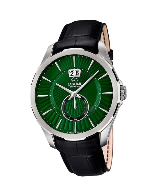 Reloj Jaguar Acamar J682/2 hombre acero y piel