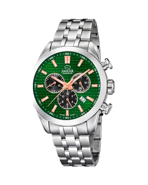 Jaguar Acamar J865/3 stalen chronograaf horloge