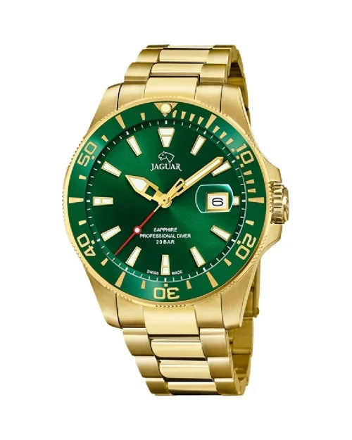 Jaguar Executive J877/2 herenhorloge van roestvrij staal