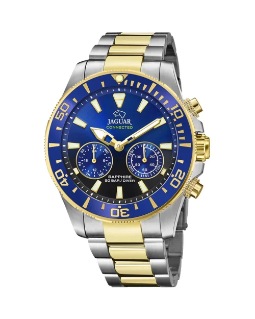Orologio Jaguar Hybrid J889/6 da uomo in acciaio inossidabile bicolore